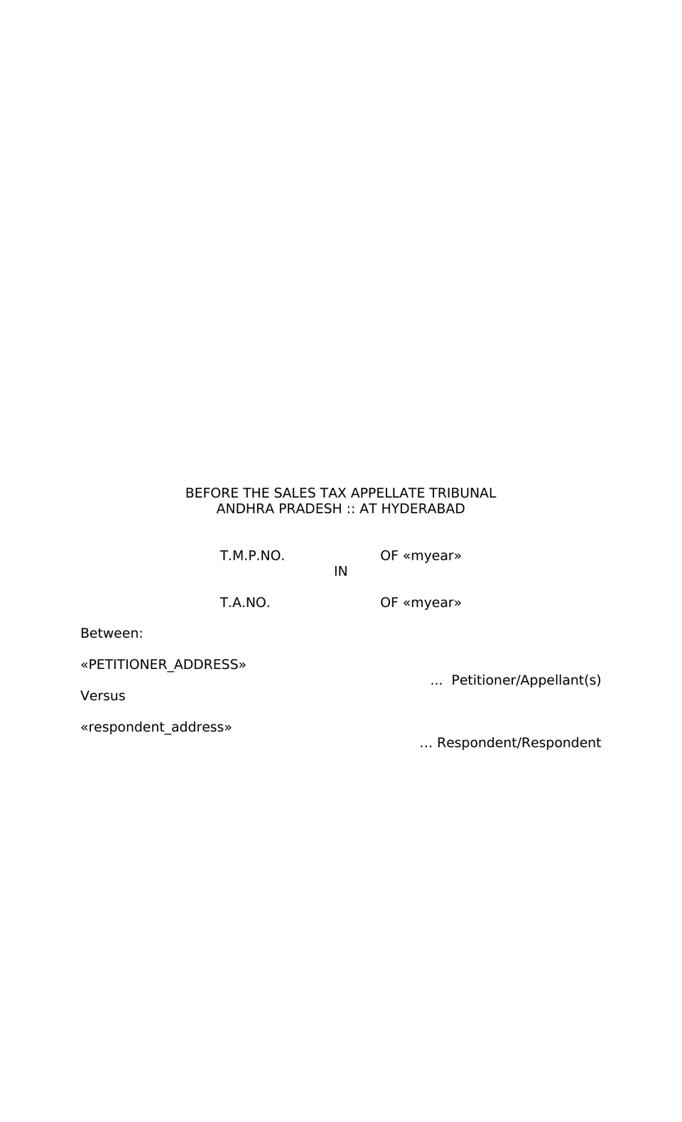 Appeal Memorandum Appellate Tribunal preview page 11