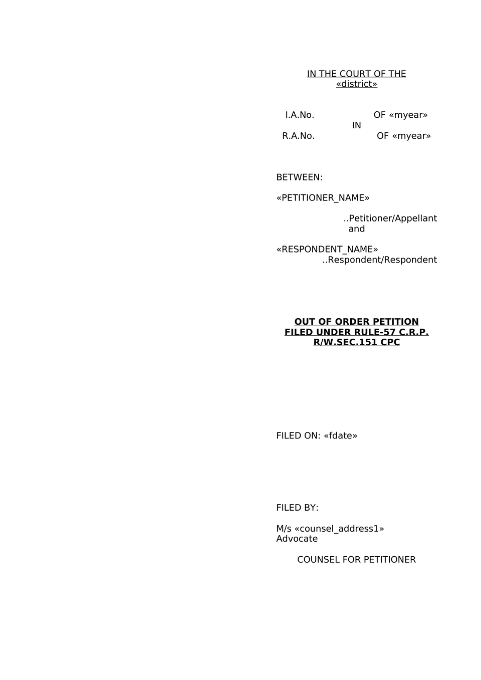 Appeal Under Section 20(2) Rent Control Act preview page 16