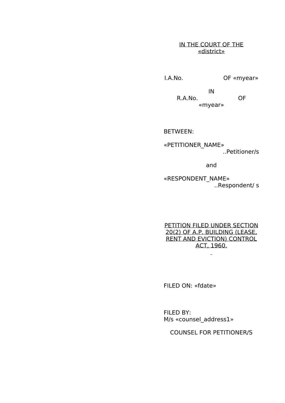 Appeal Under Section 20(2) Rent Control Act preview page 8
