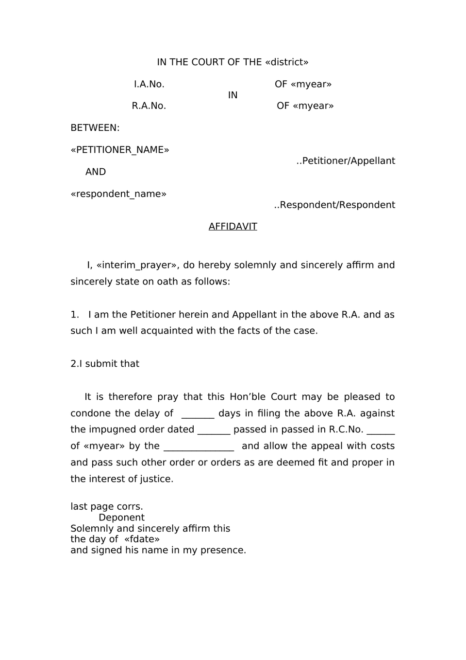 Appeal Under Section 20(2) Rent Control Act preview page 9