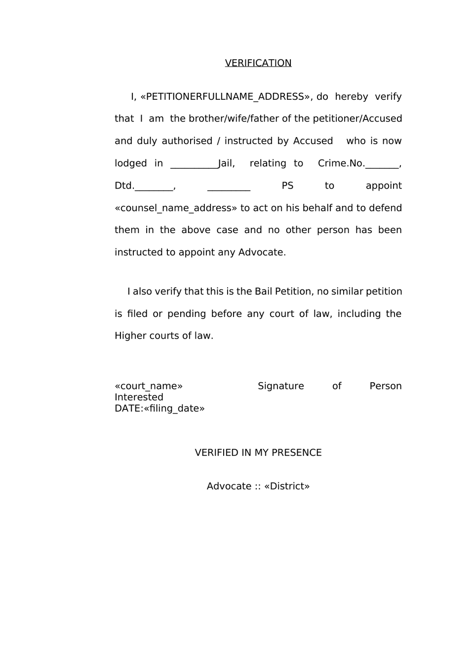 Bail Petition 483 Bnss preview page 4