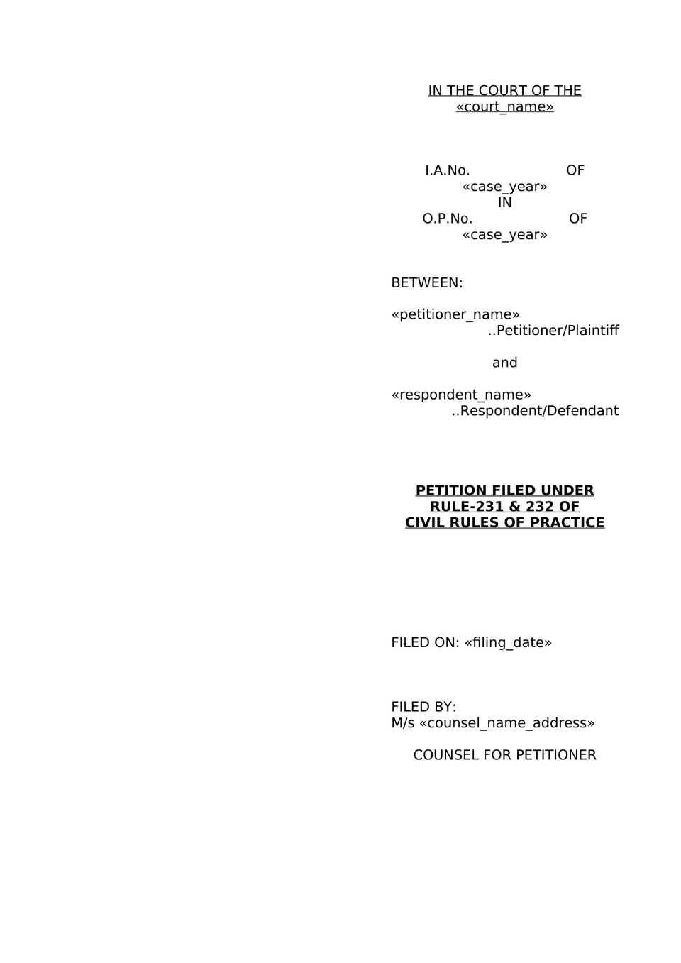 Cheque Petition preview page 4