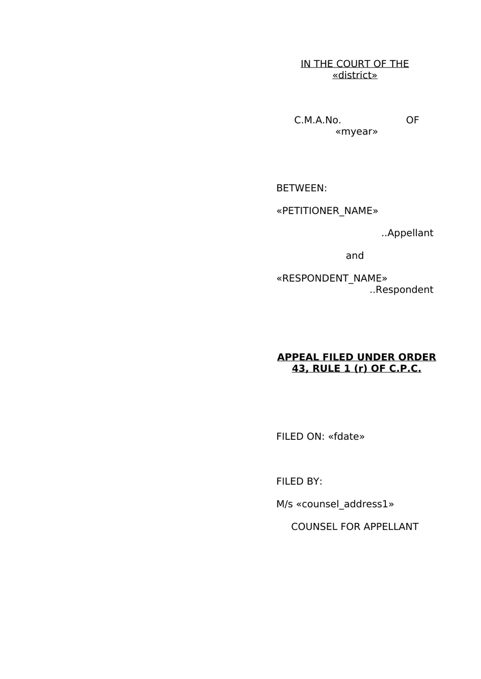 Civil Mescellenious Appeal preview page 5