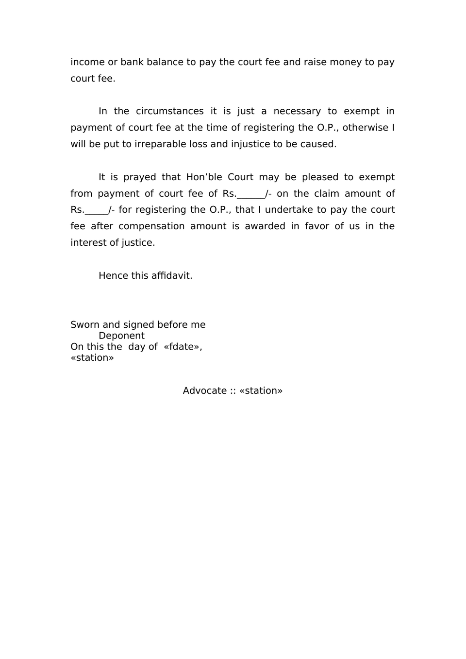 Claim Petition Death Under Sec 166 Mv Act 1988 preview page 13