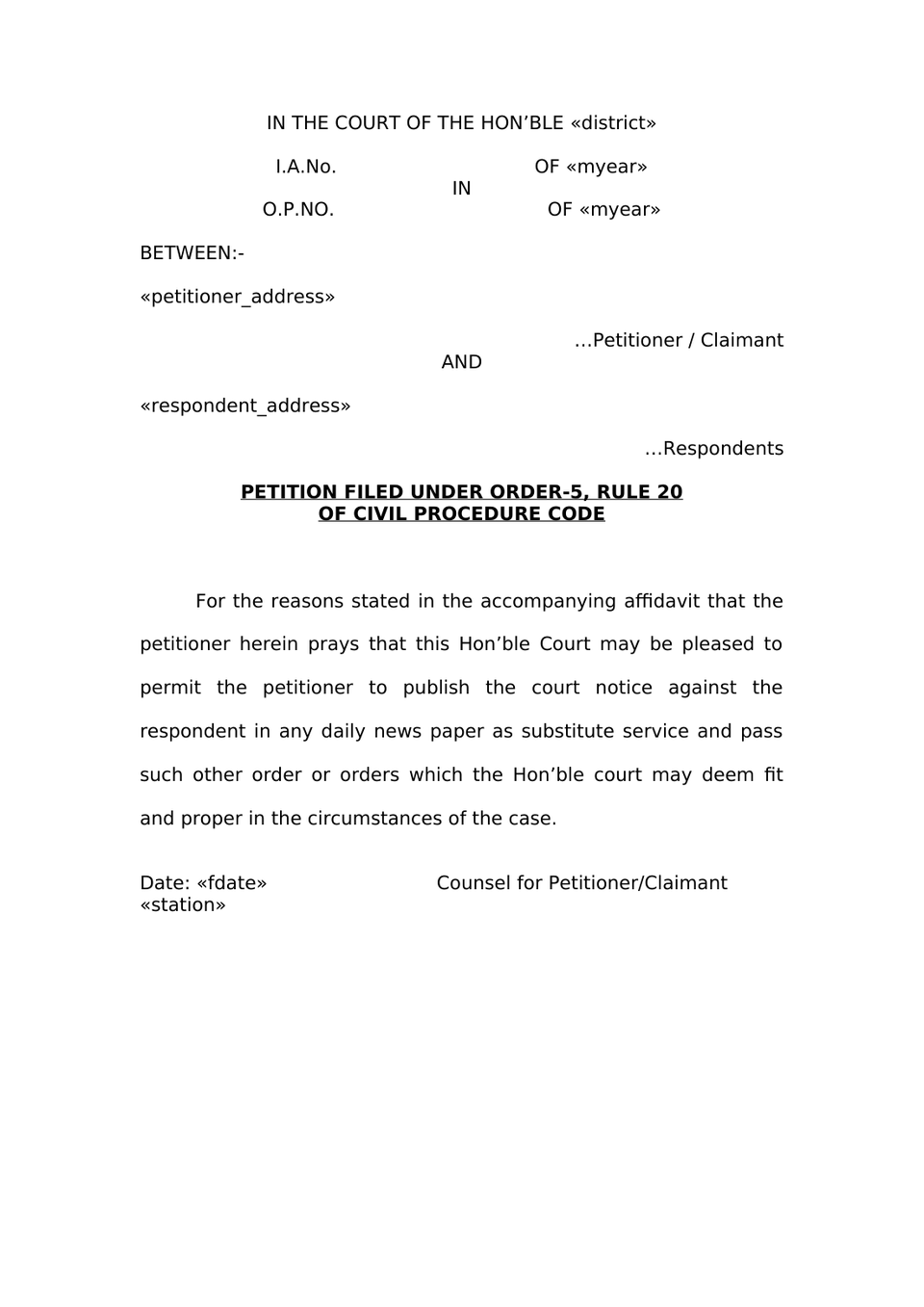 Claim Petition Death Under Sec 166 Mv Act 1988 preview page 31
