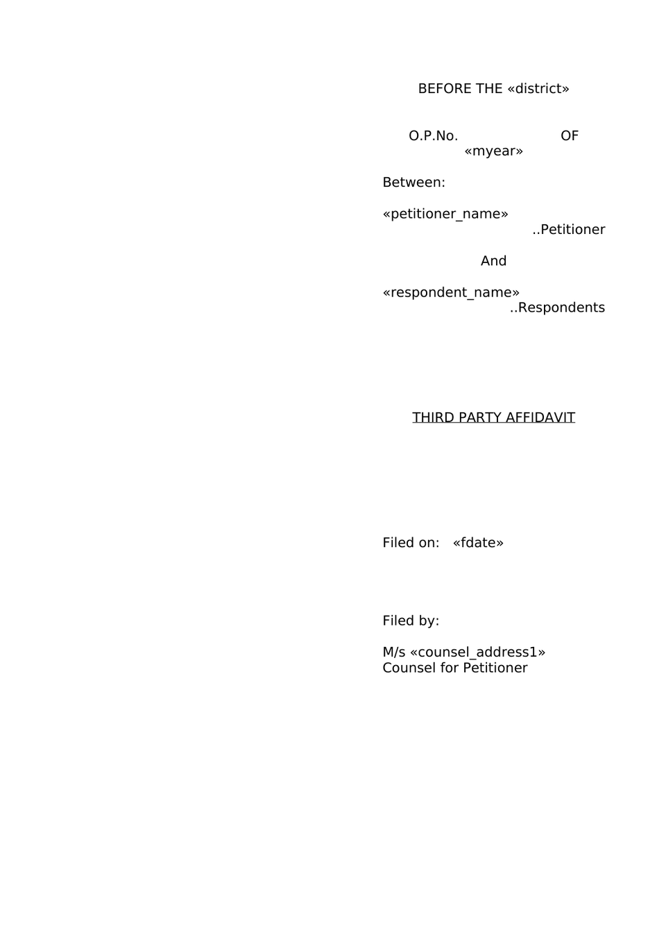 Claim Petition Under Sec 166 Mv Act 1988 preview page 13