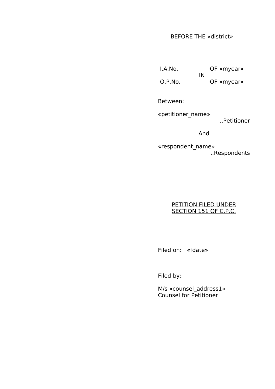 Claim Petition Under Sec 166 Mv Act 1988 preview page 22
