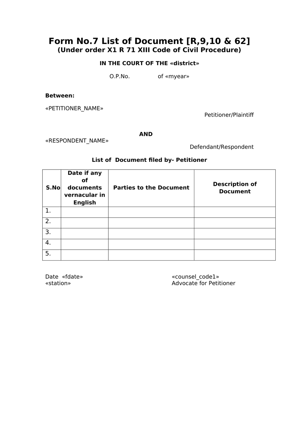 Claim Petition Under Sec 166 Mv Act 1988 preview page 32