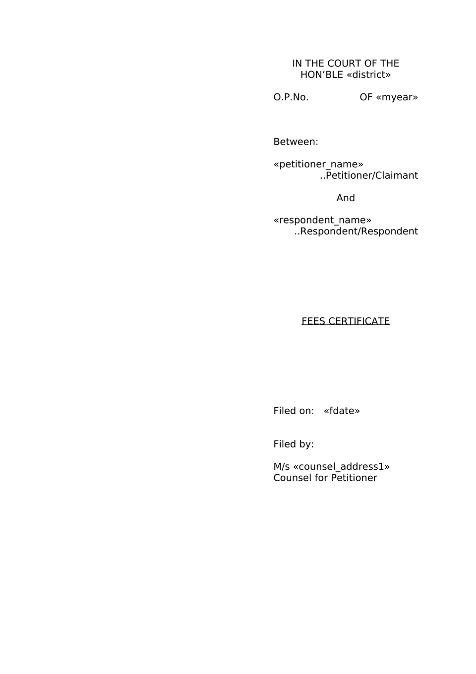 Claim Petition Under Sec 166 Mv Act 1988 preview page 35