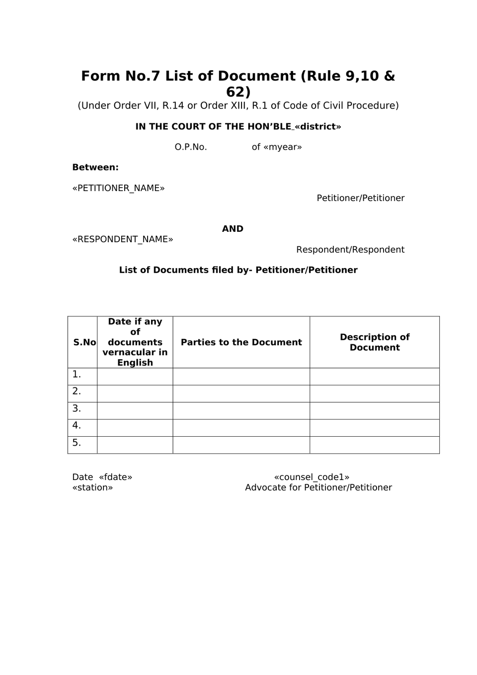 Claim Petition Under Sec 166 Mv Act 1988 preview page 39