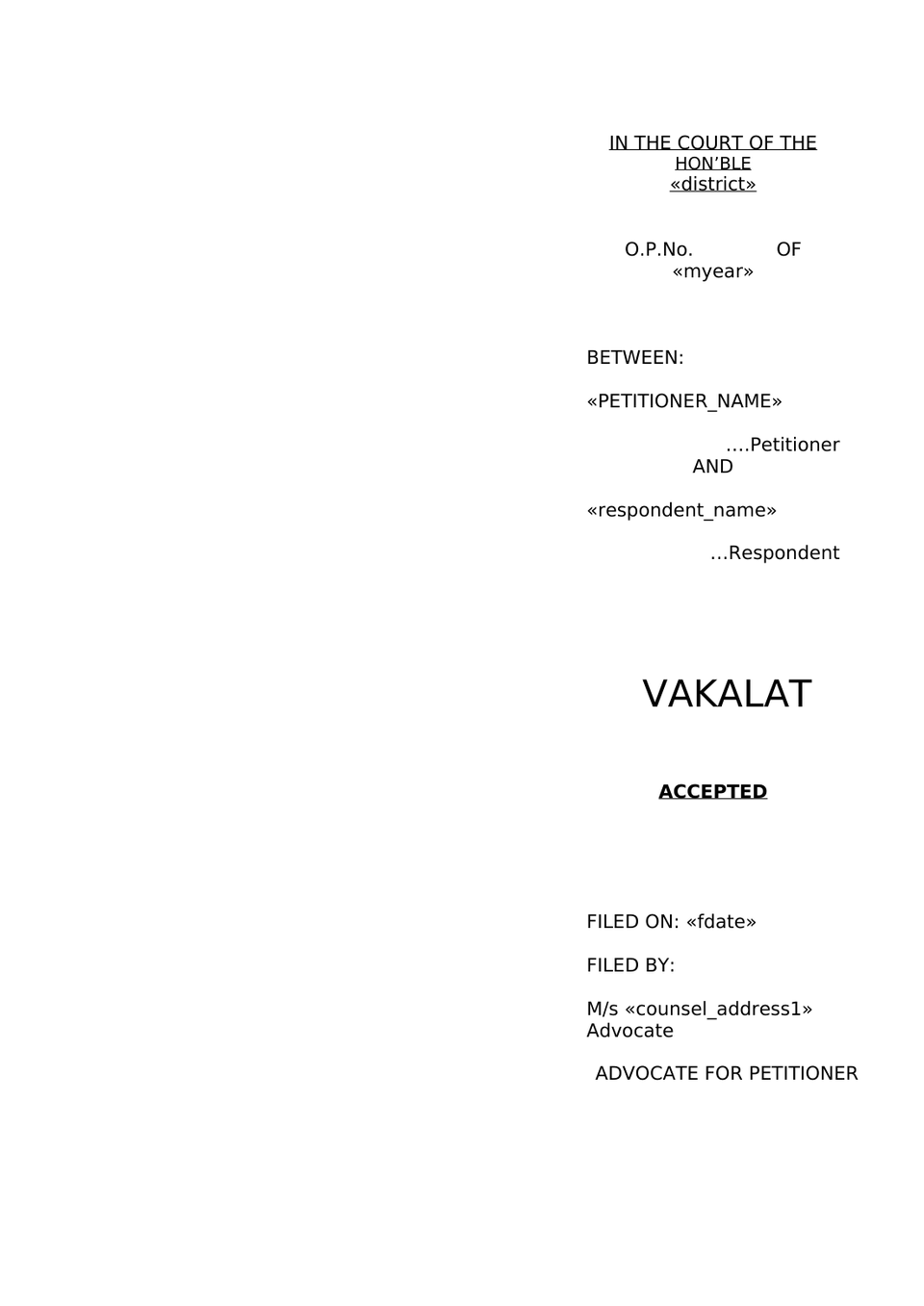 Claim Petition Under Sec 166 Mv Act 1988 preview page 42