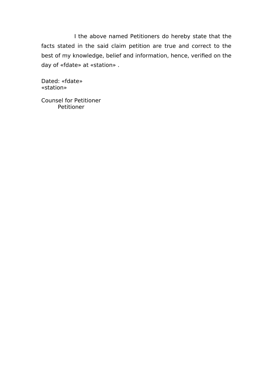 Claim Petition Under Sec 166 Mv Act 1988 preview page 6