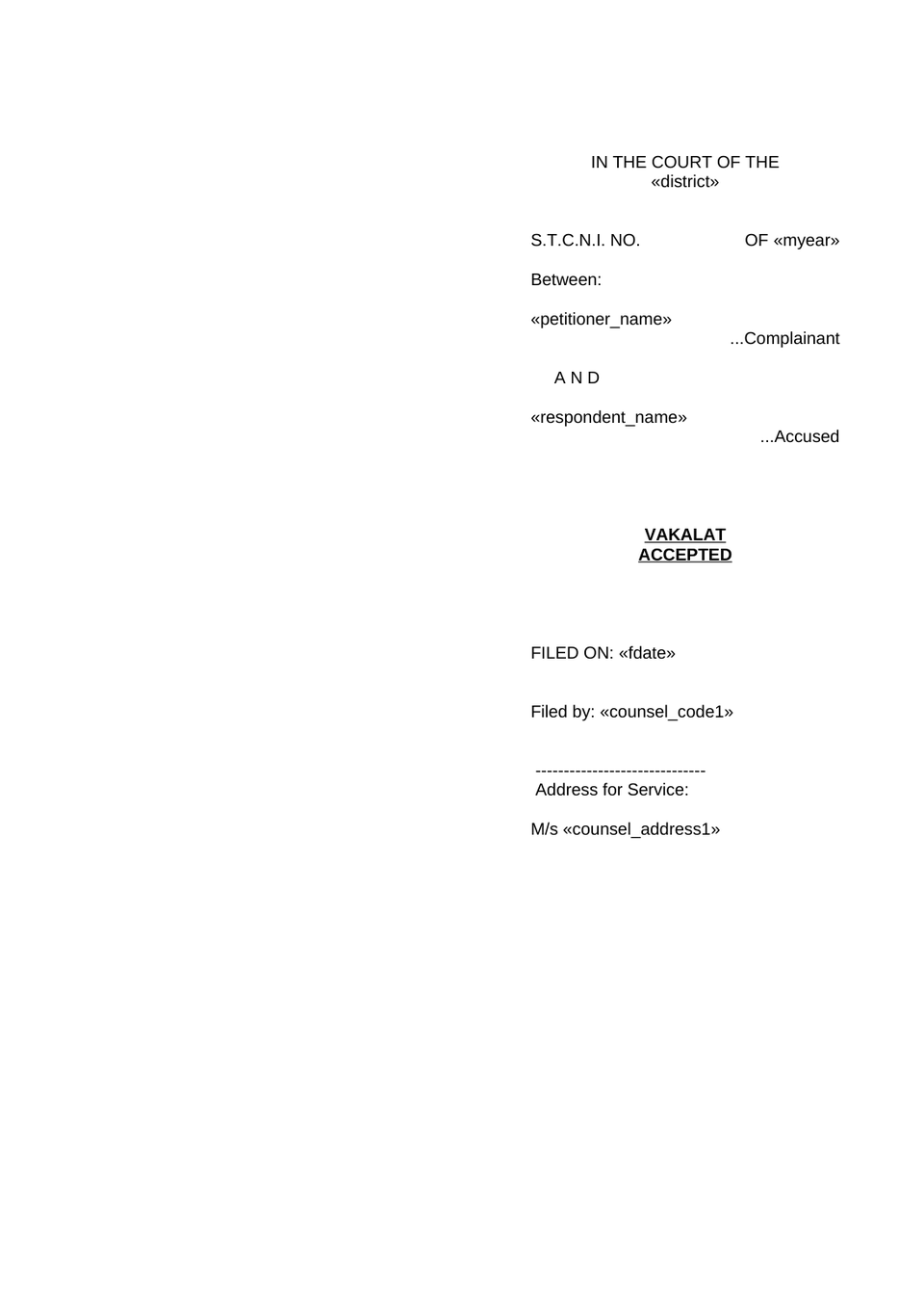 Complaint Under Section 210(1)(A) Rw 223 Bnss 2023 preview page 19