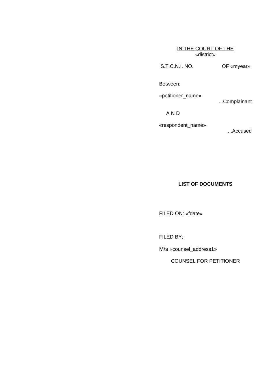 Complaint Under Section 210(1)(A) Rw 223 Bnss 2023 preview page 21