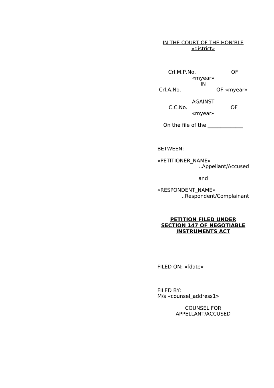 Compromise Ni Act (Cheque Bounce Case) preview page 3