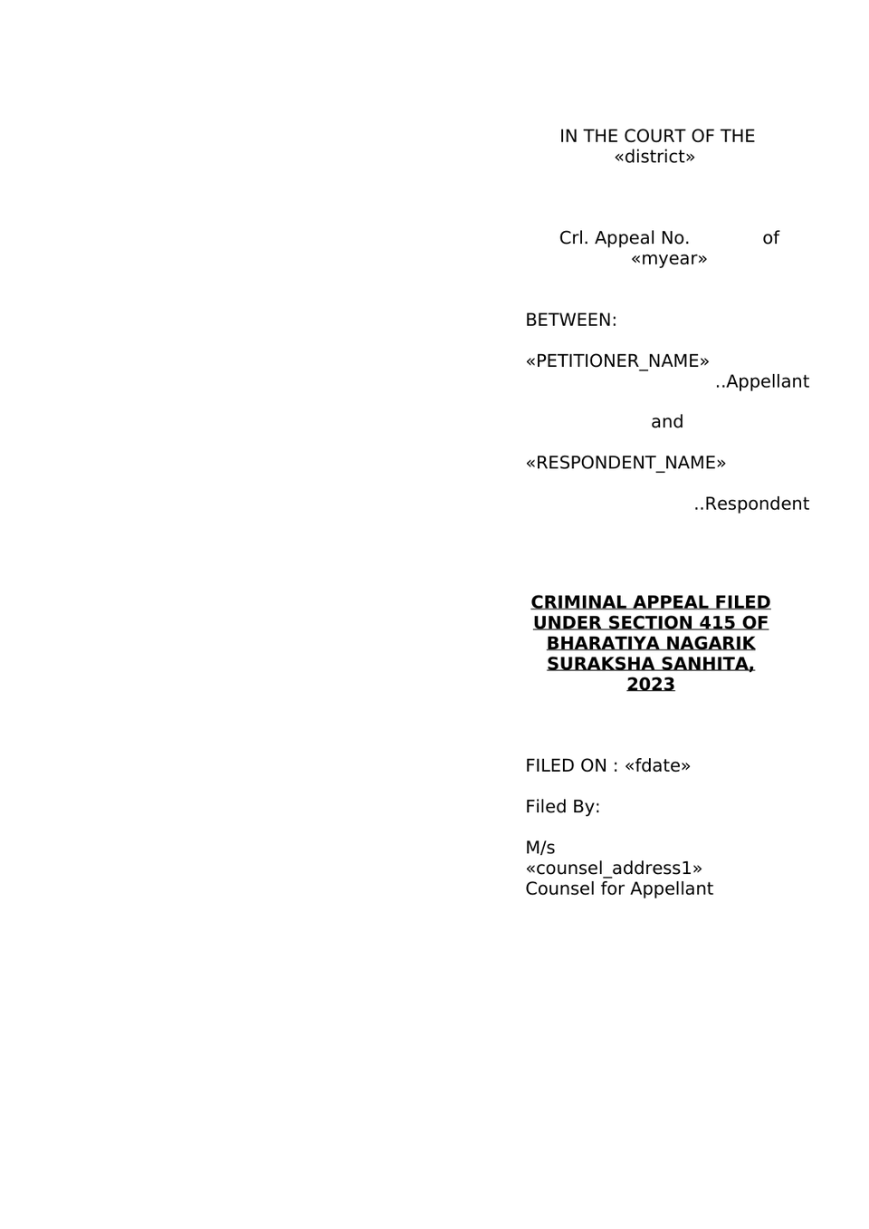 Criminal Appeal In Trial Court preview page 4