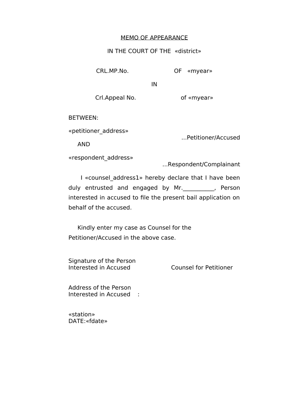 Criminal Appeal In Trial Court preview page 8