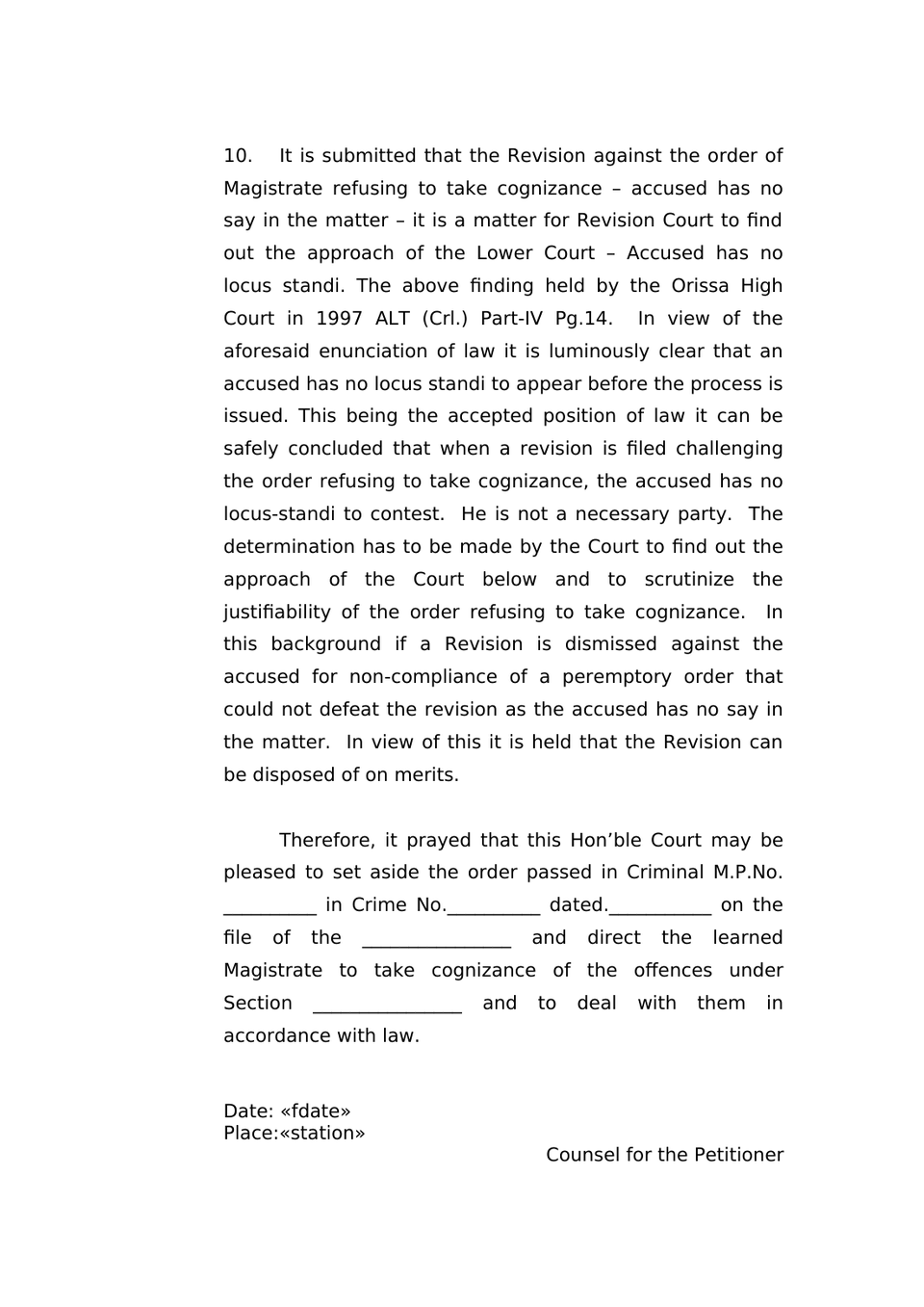 Criminal Revision In Trial Court preview page 3