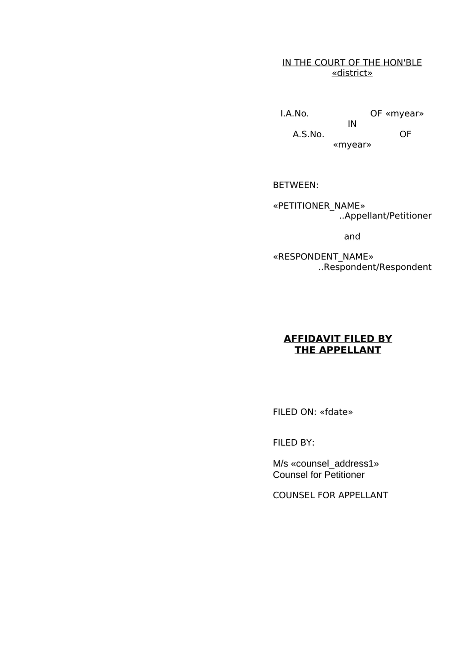 First Appeal Suit preview page 14