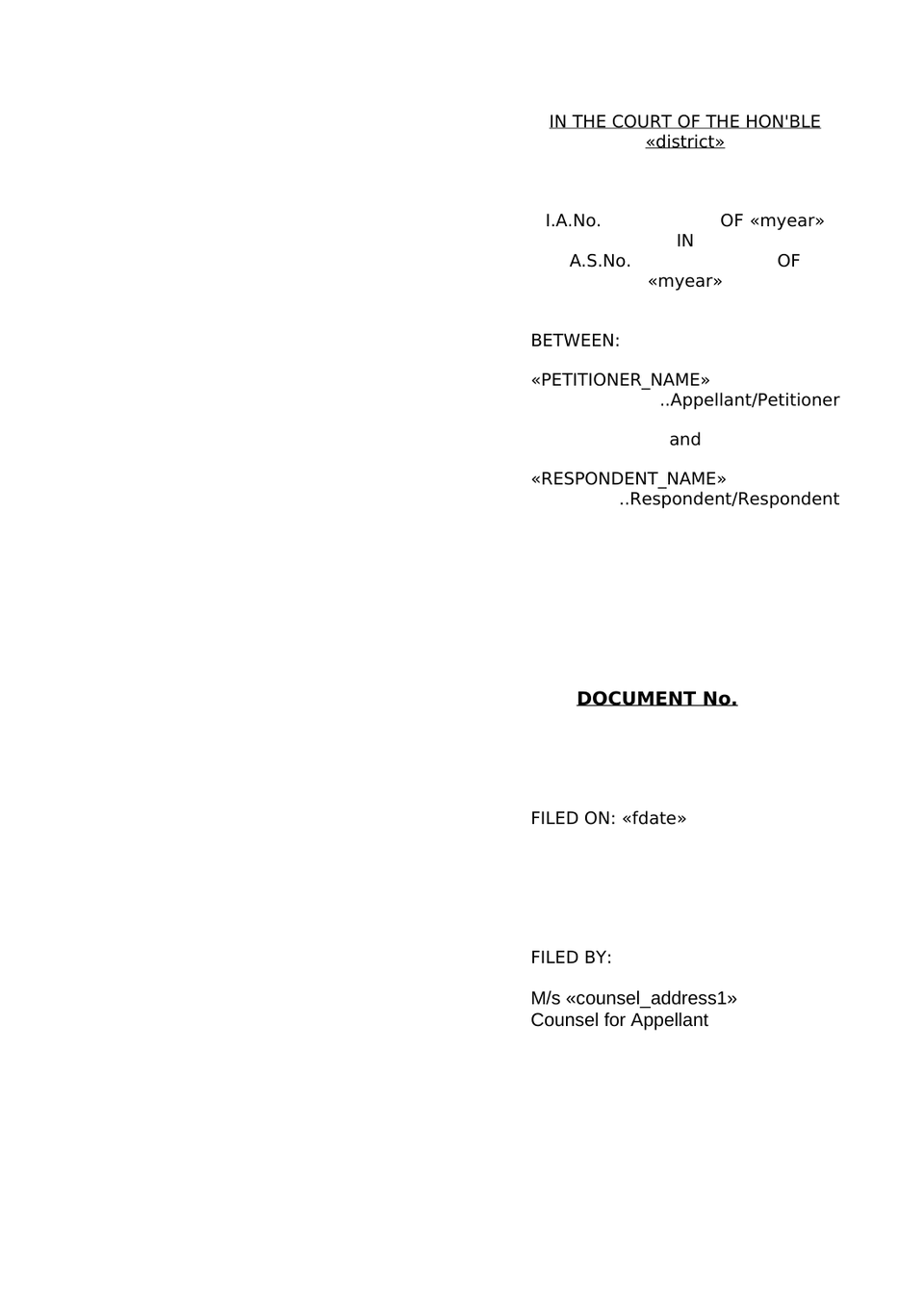 First Appeal Suit preview page 15