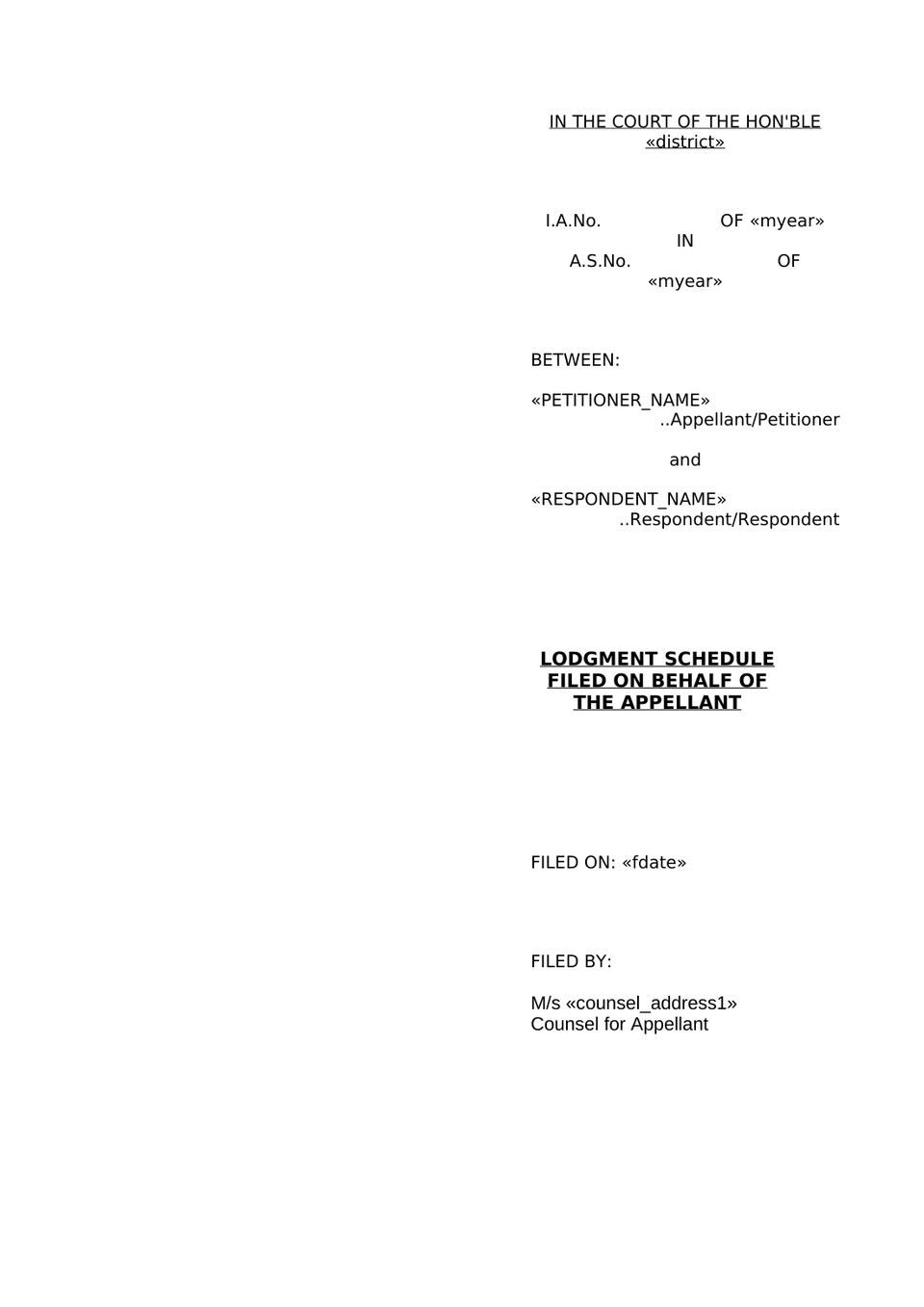 First Appeal Suit preview page 17
