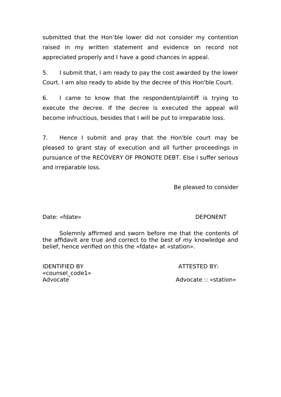 First Appeal Suit preview page 7