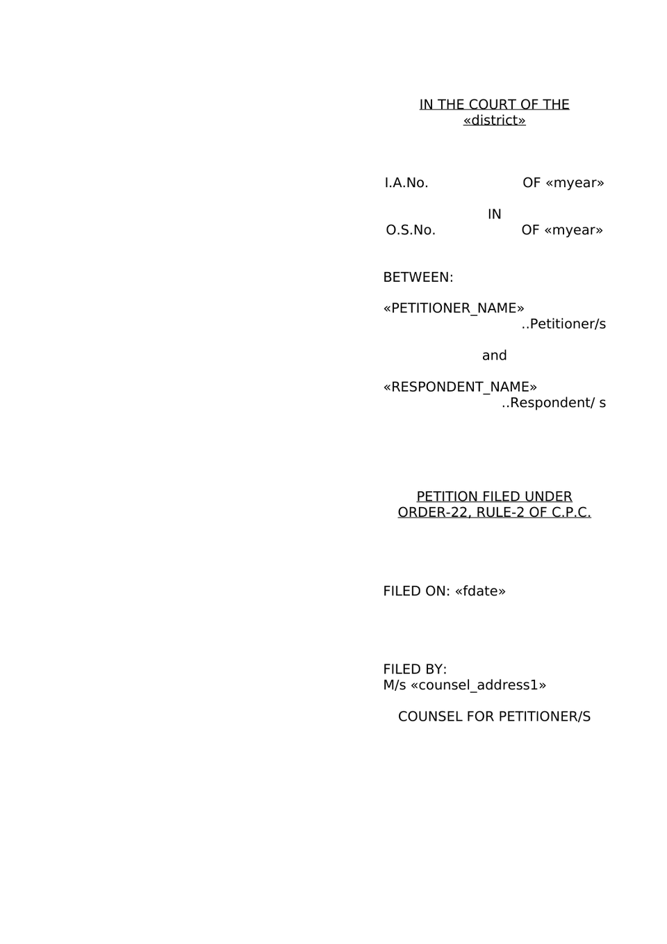 Implead Petition In Trial Court preview page 4
