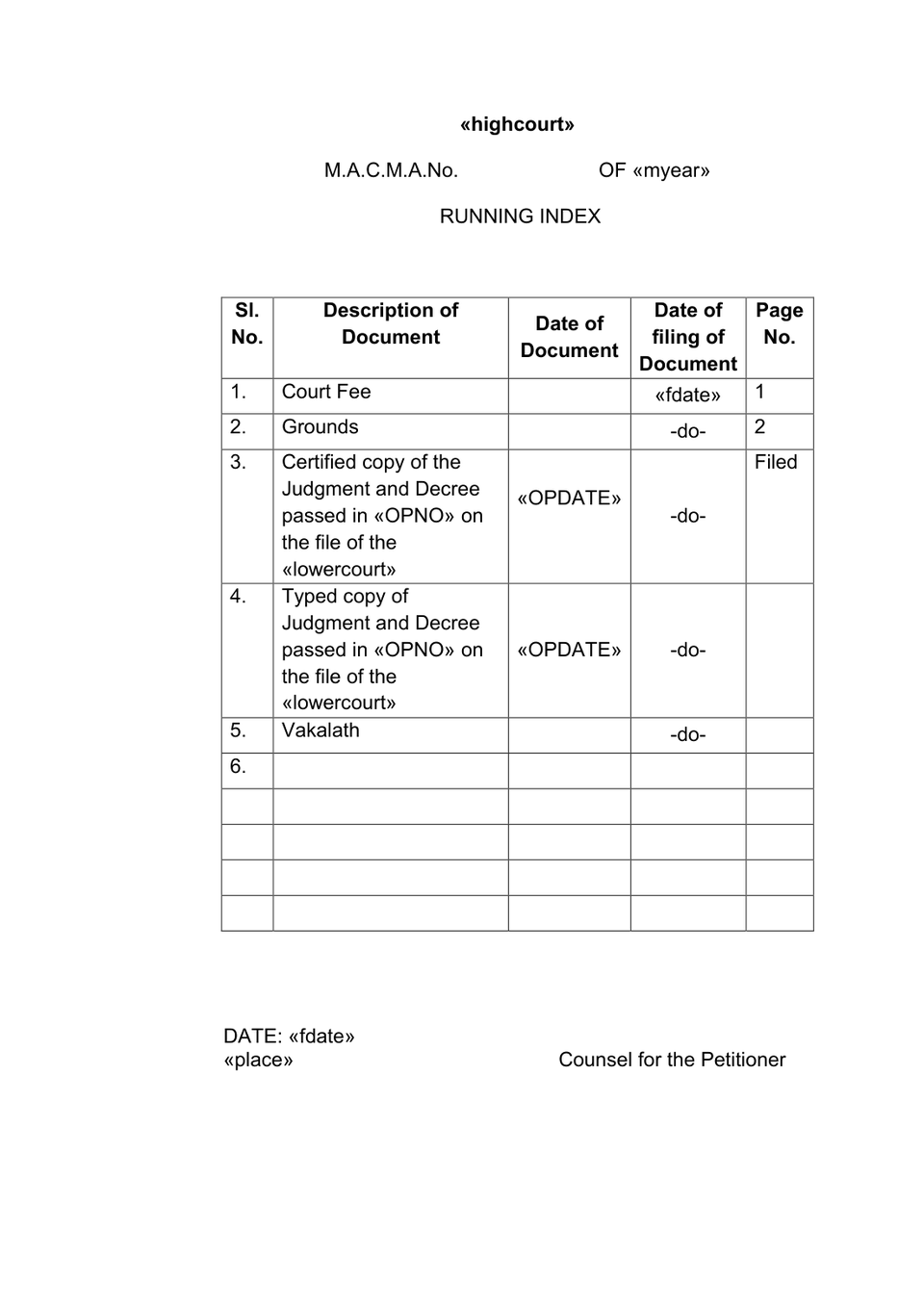 Macma Appeal Motor Accident Claims Tribunal preview
