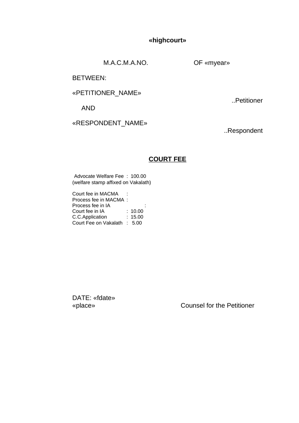 Macma Appeal Motor Accident Claims Tribunal preview page 2