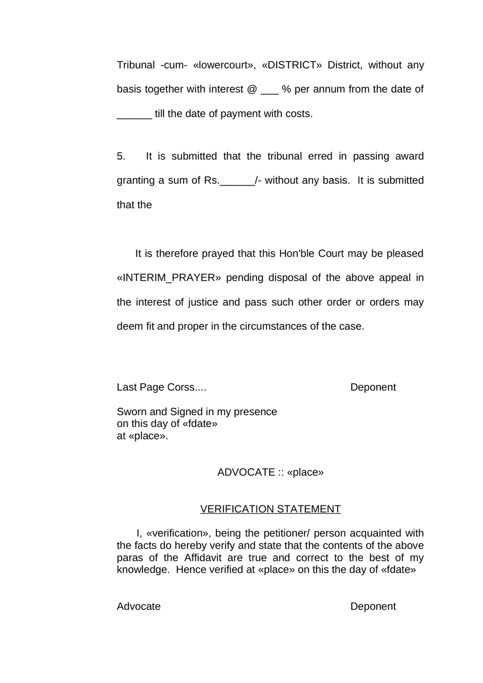 Macma Appeal Motor Accident Claims Tribunal preview page 13
