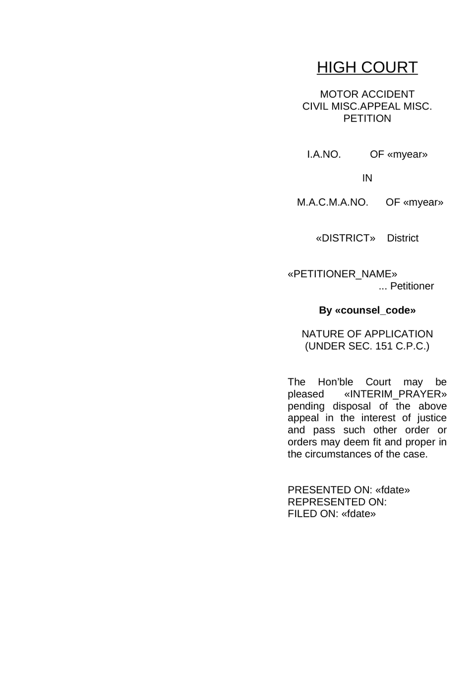 Macma Appeal Motor Accident Claims Tribunal preview page 14