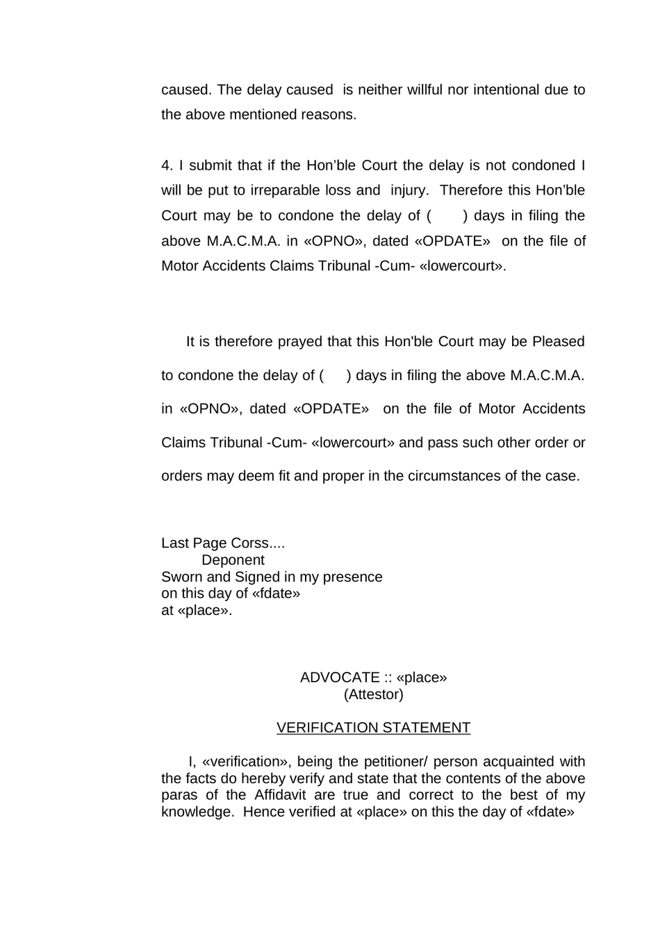 Macma Appeal Motor Accident Claims Tribunal preview page 18