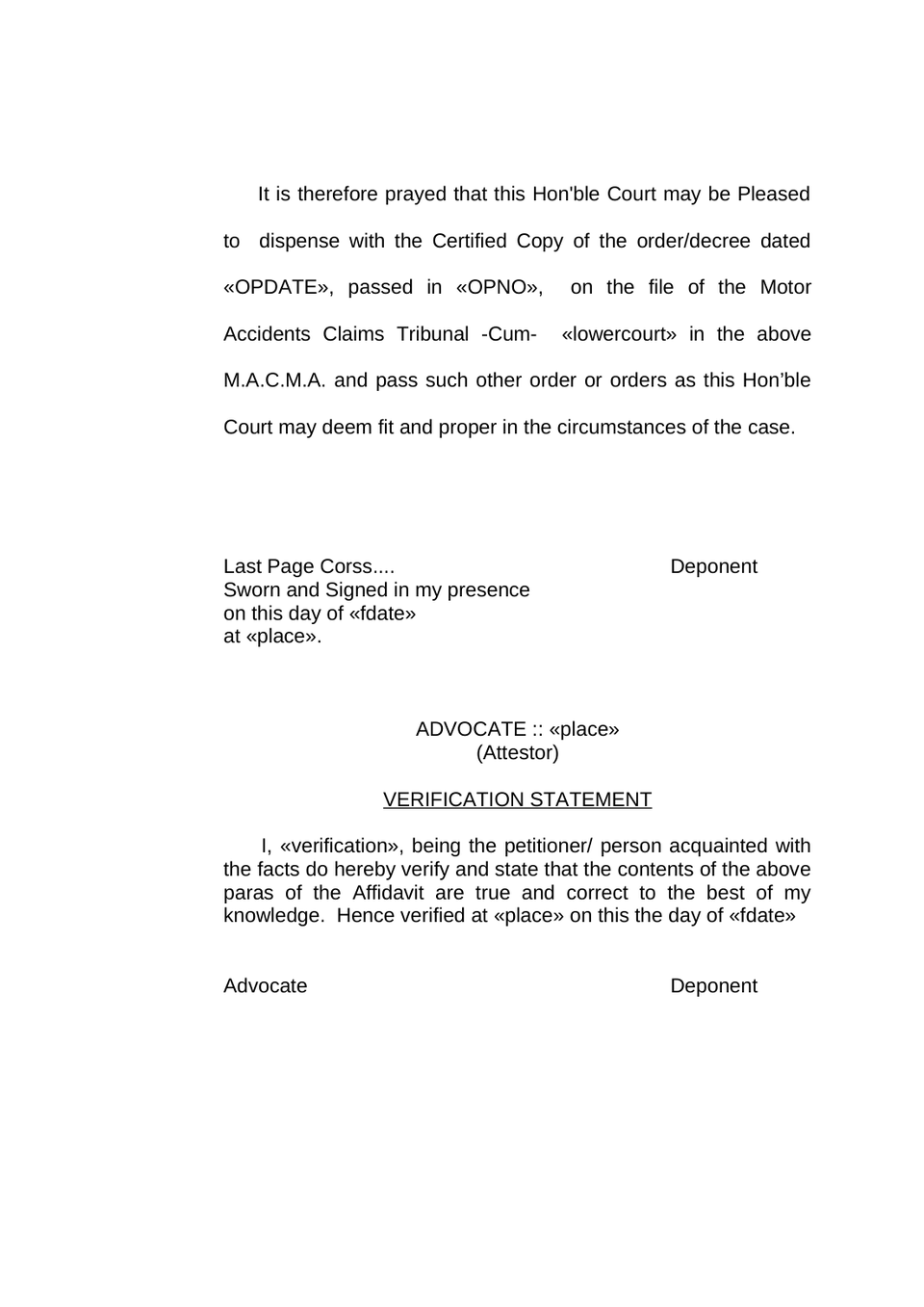 Macma Appeal Motor Accident Claims Tribunal preview page 24