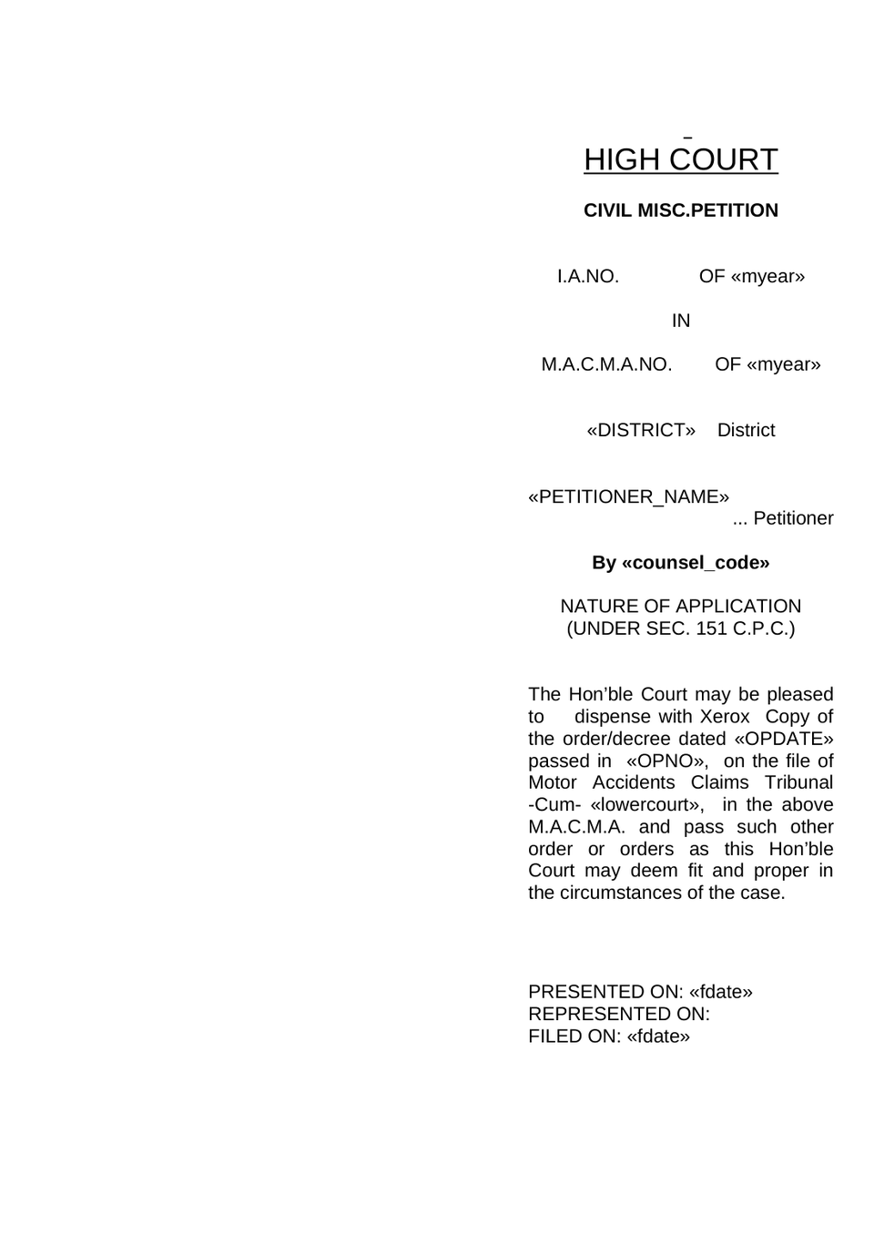 Macma Appeal Motor Accident Claims Tribunal preview page 25