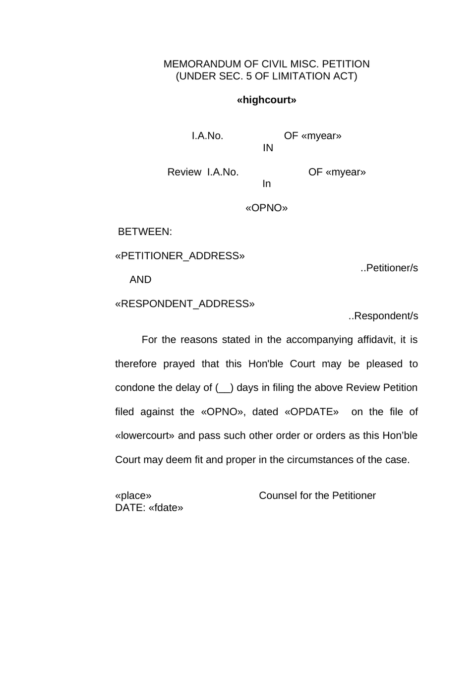 Memorandum Of Review Petition (2) preview page 14
