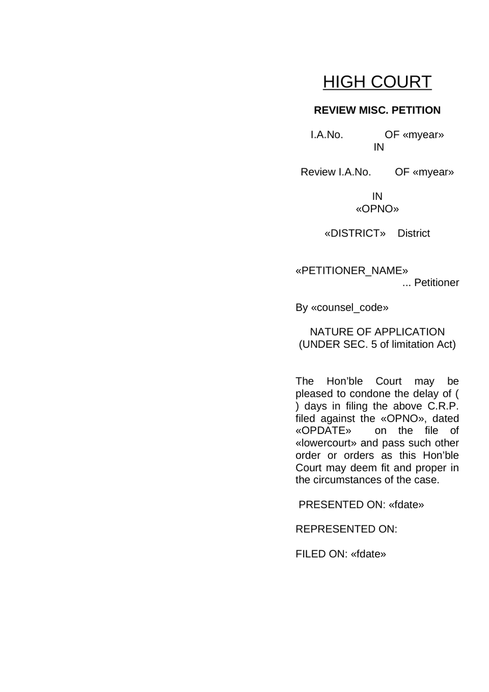Memorandum Of Review Petition (2) preview page 19