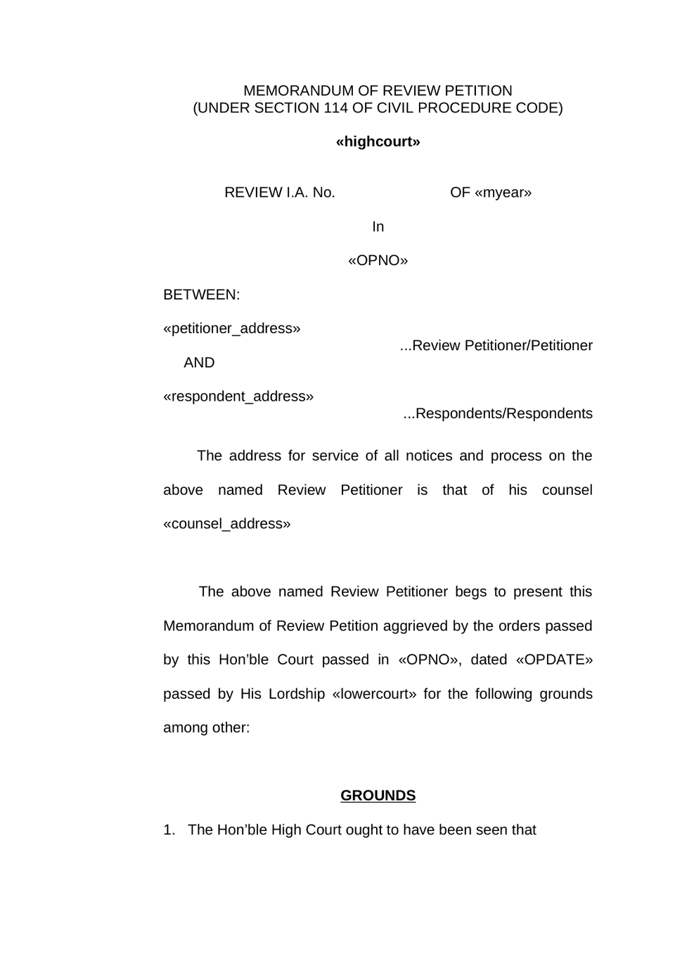 Memorandum Of Review Petition (2) preview page 3