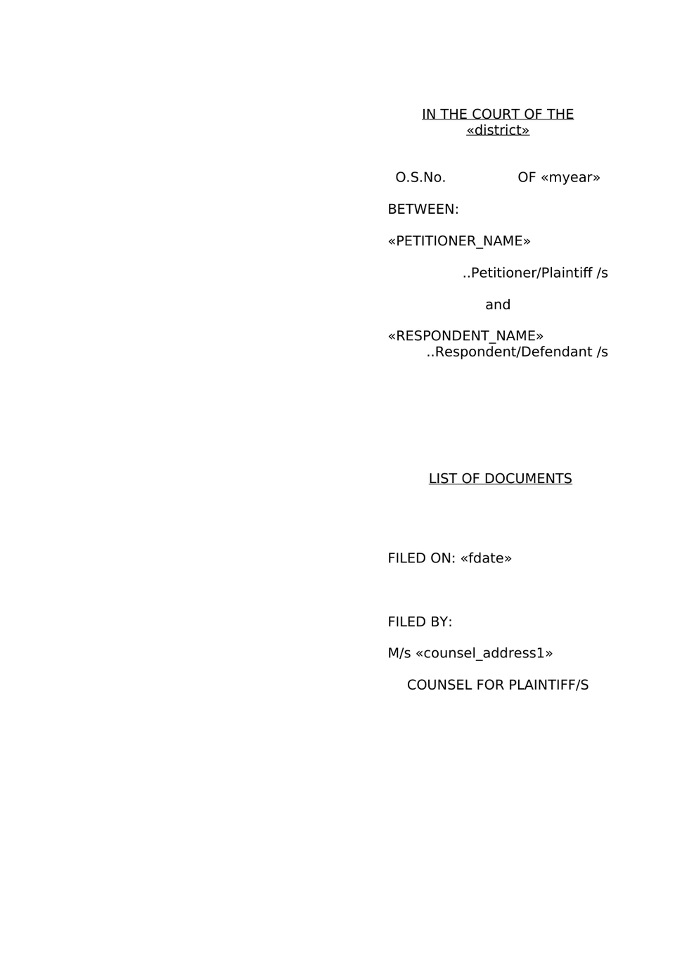 Pauper Petition Under Order Xxxiii Cpc preview page 15
