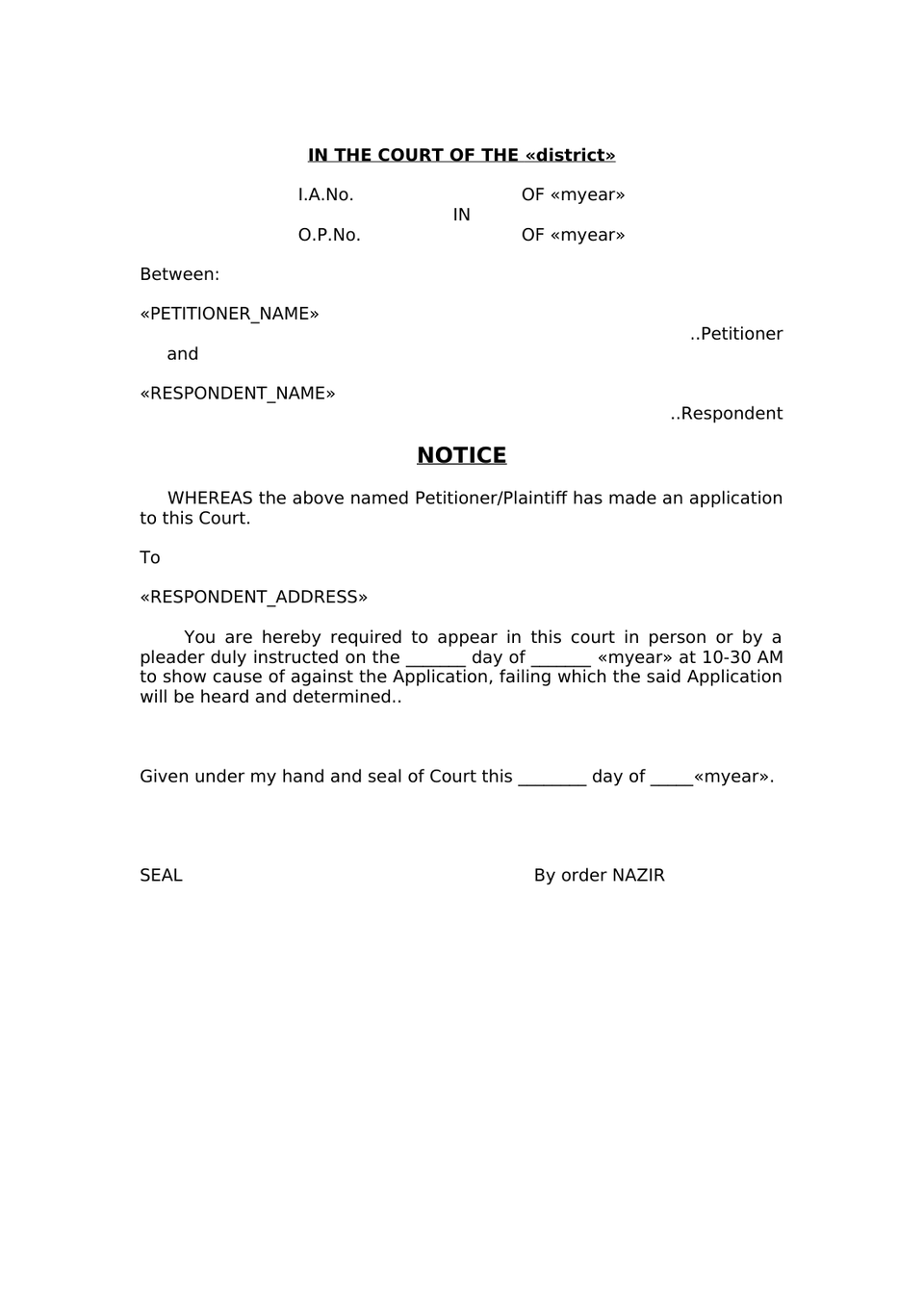 Pauper Petition Under Order Xxxiii Cpc preview page 17