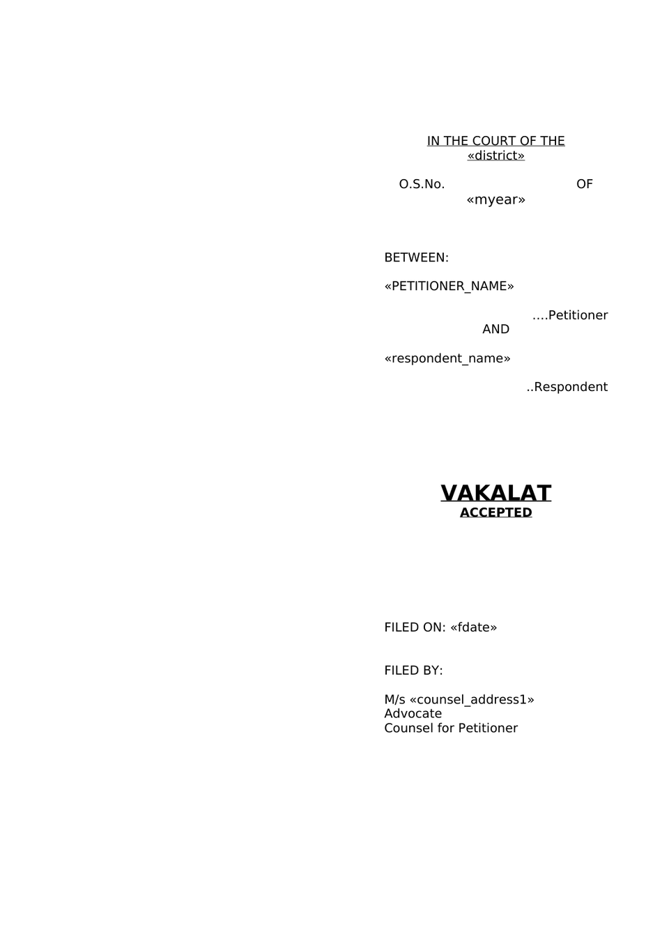 Pauper Petition Under Order Xxxiii Cpc preview page 23