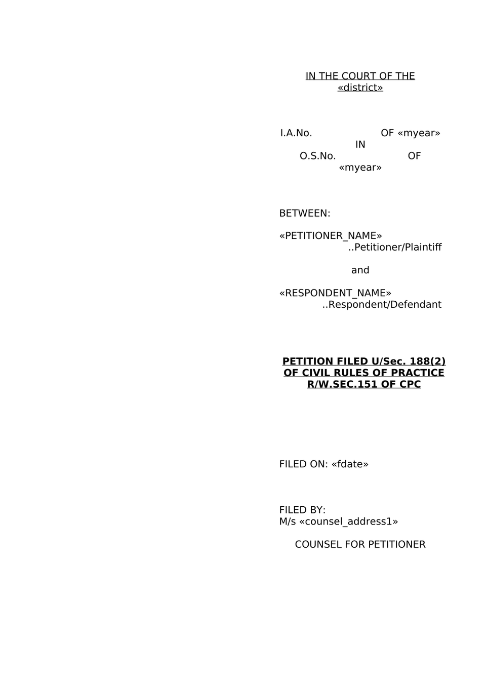 Petition  U Sec. 188(2) Cpc Third Party Affidavit preview page 4