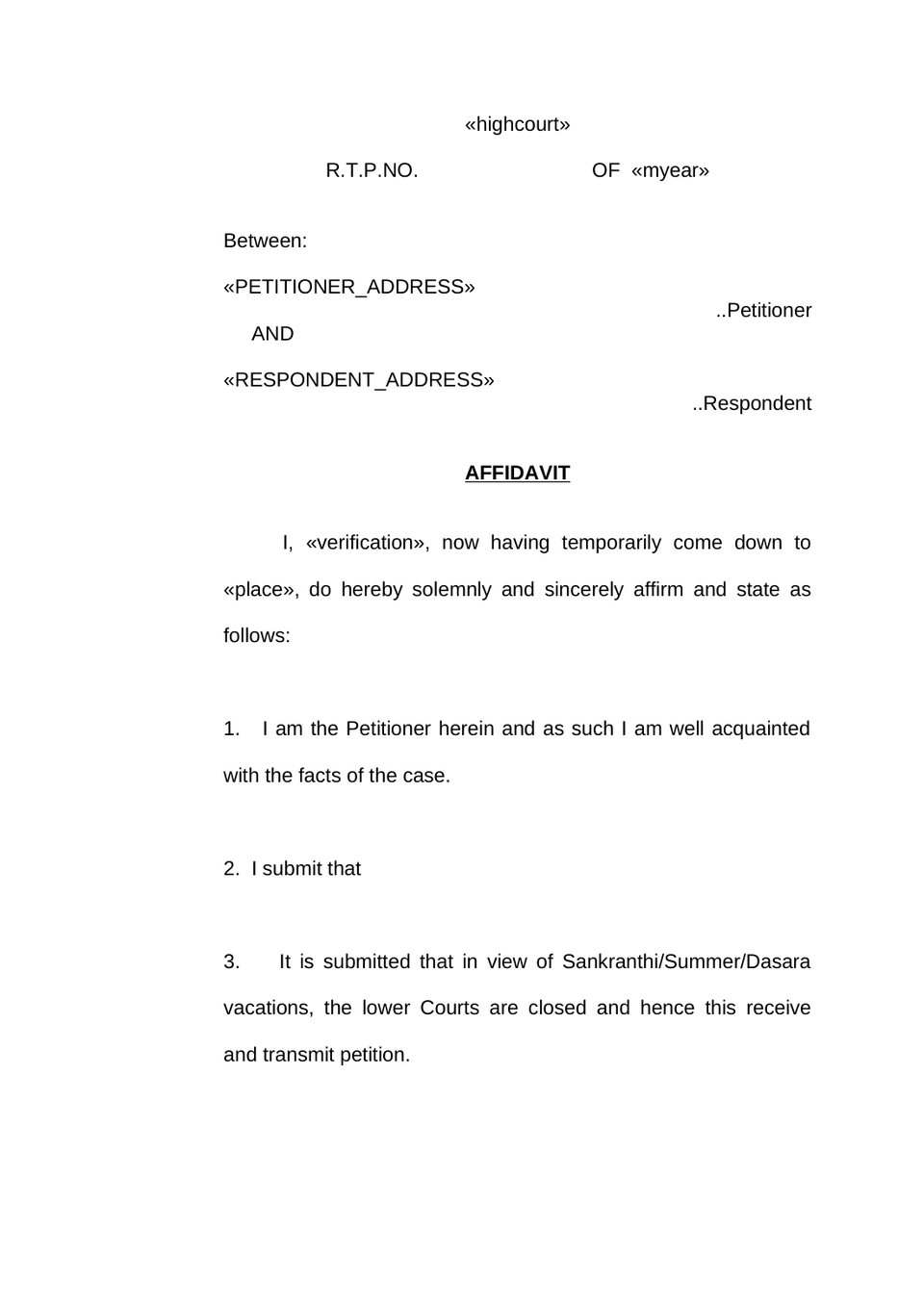 Petition And Affidavit Rectification preview page 4