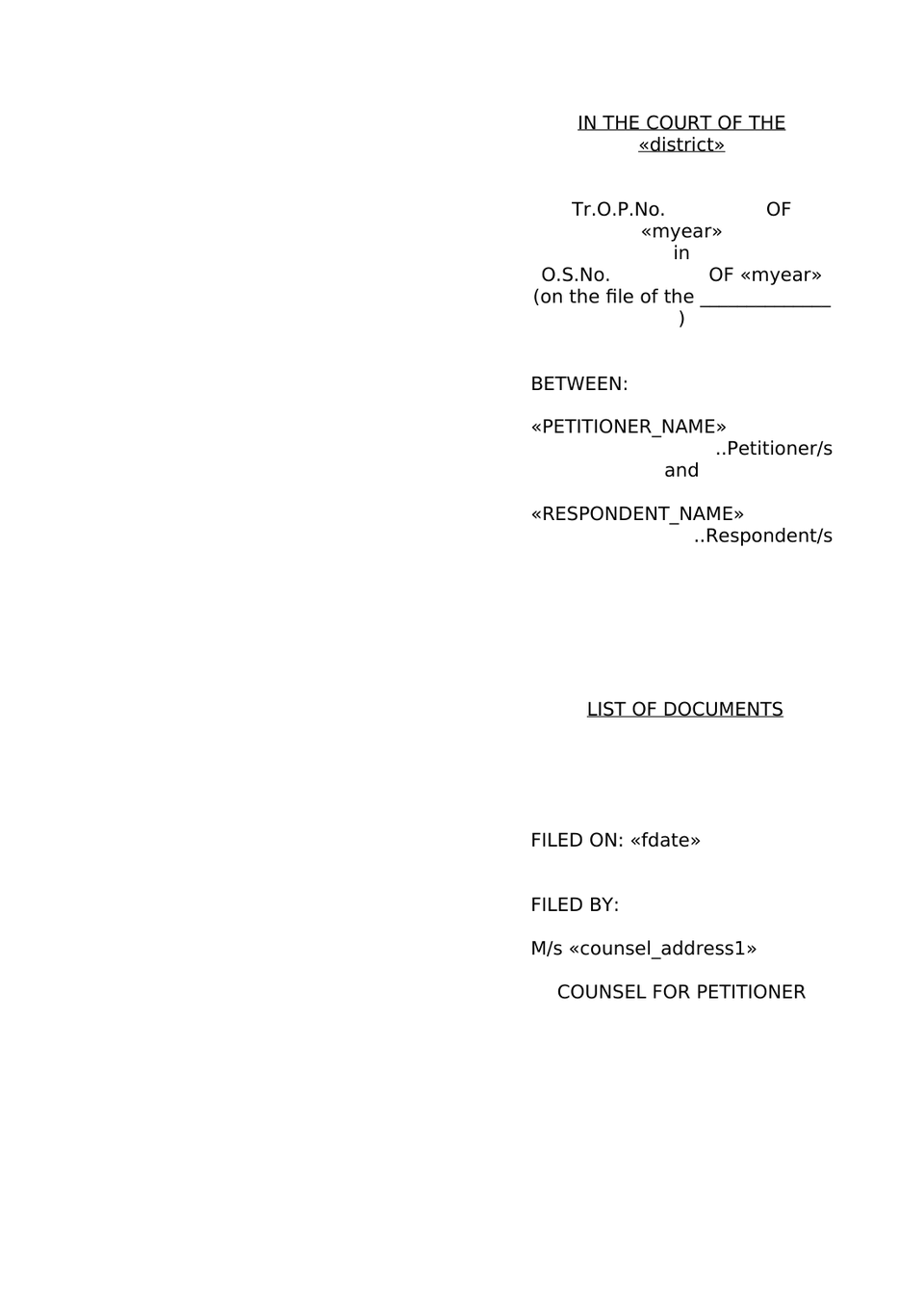 Petition Filed Under Sec. 24 Of Cpc Rw. Sec. 151 Of Cpc Transfer Op preview page 14