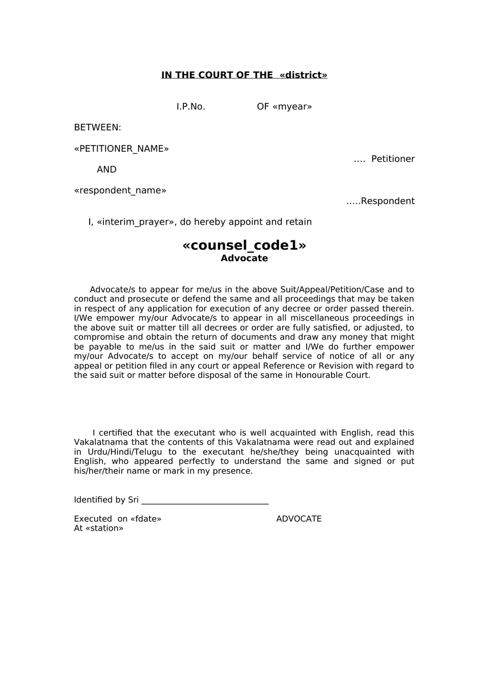 Petition Filed Under Sec.7 & 10 Of Provential Insolvency Act preview page 10