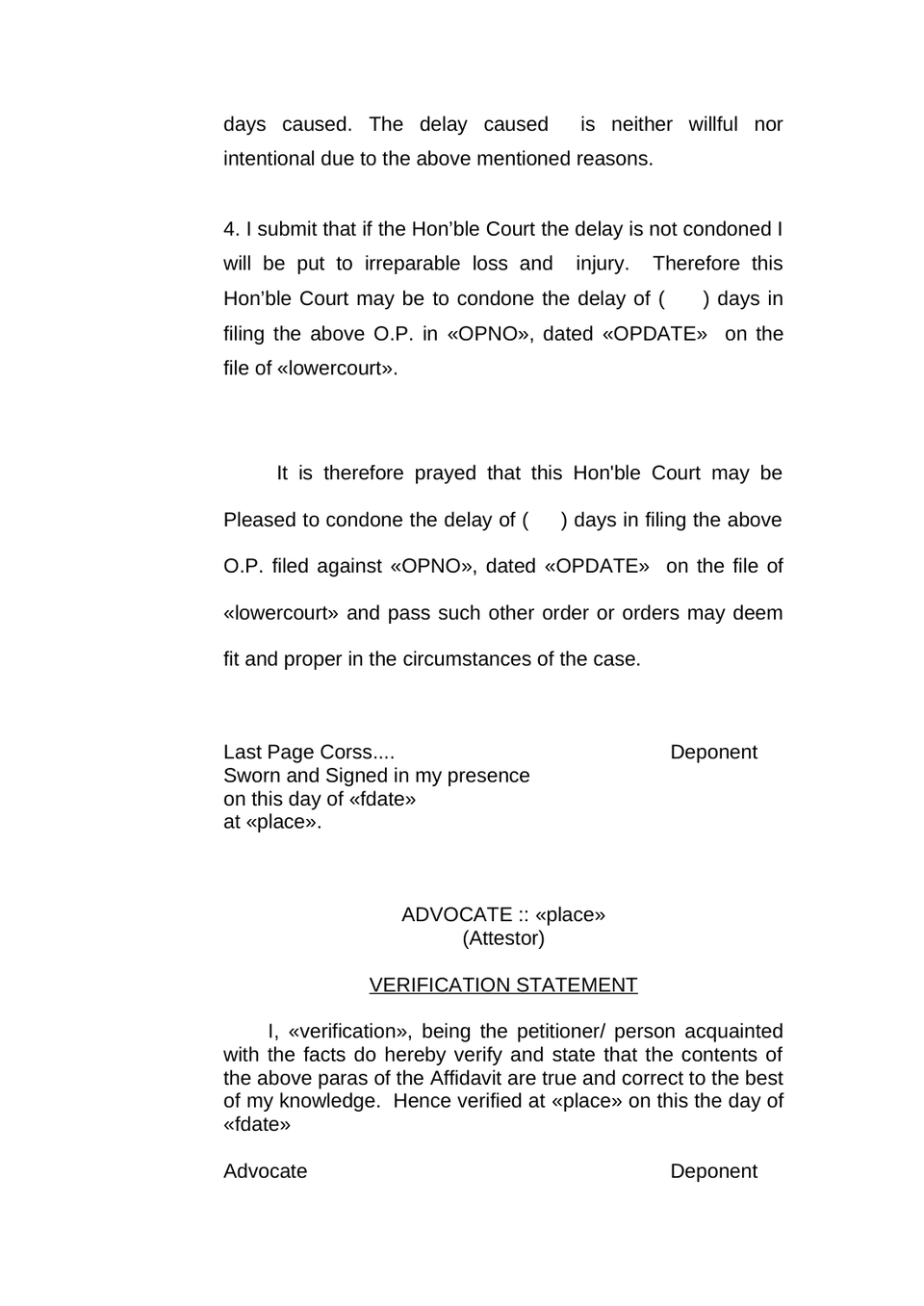 Petition Under Order 26 Rule 20(A) Cpc preview page 16