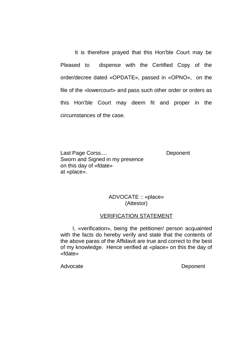 Petition Under Order 26 Rule 20(A) Cpc preview page 21