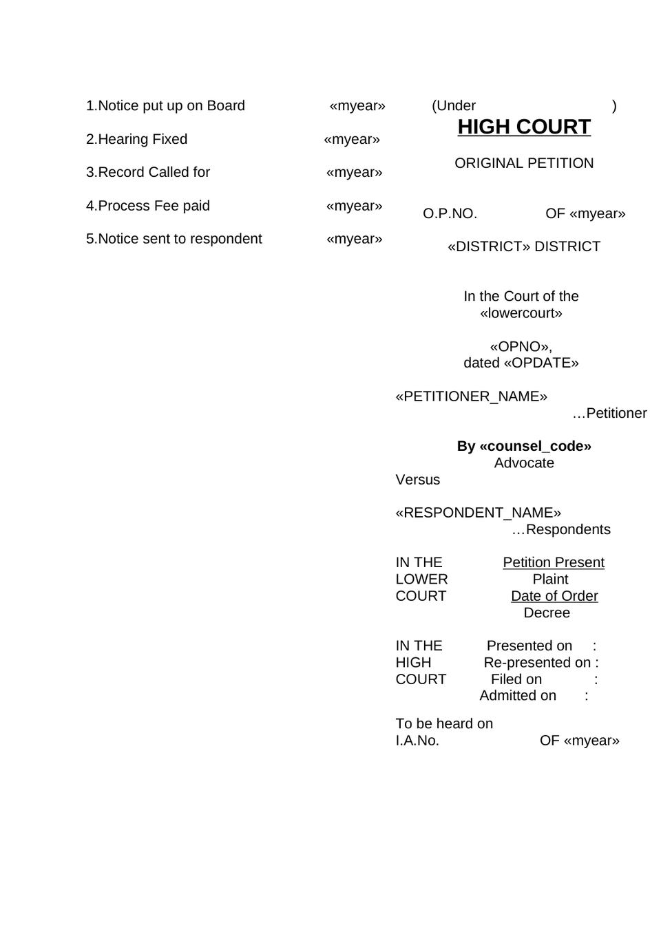 Petition Under Order 26 Rule 20(A) Cpc preview page 9