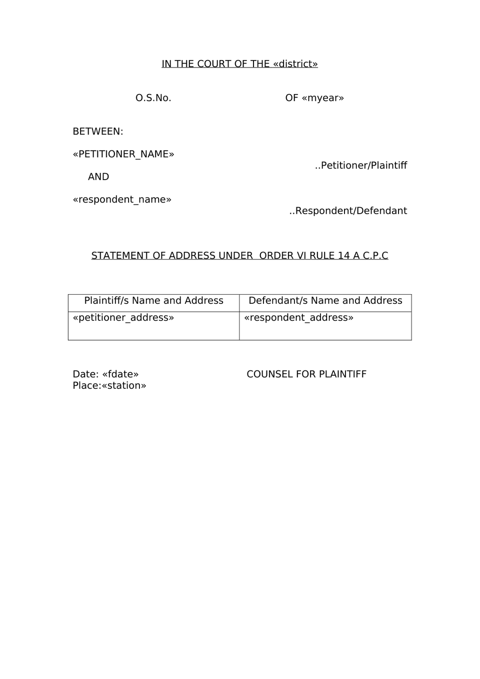 Petition Under Order 38 Rule 5 Cpc Attachment Before Judgment preview page 12