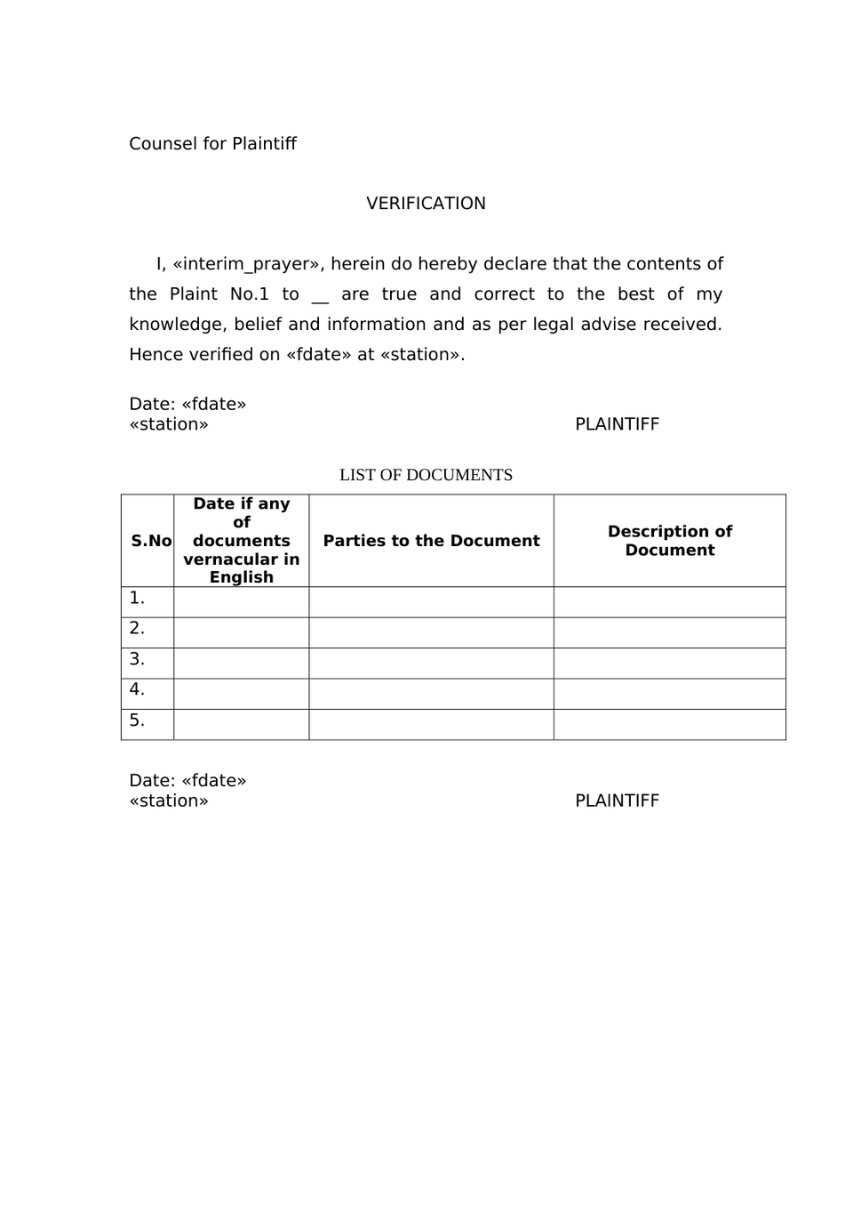 Petition Under Order 38 Rule 5 Cpc Attachment Before Judgment preview page 4