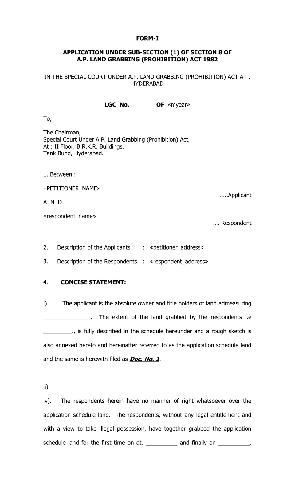 Petition Under Order 39 Rule 1 And 2 Cpc Interim Injunction preview